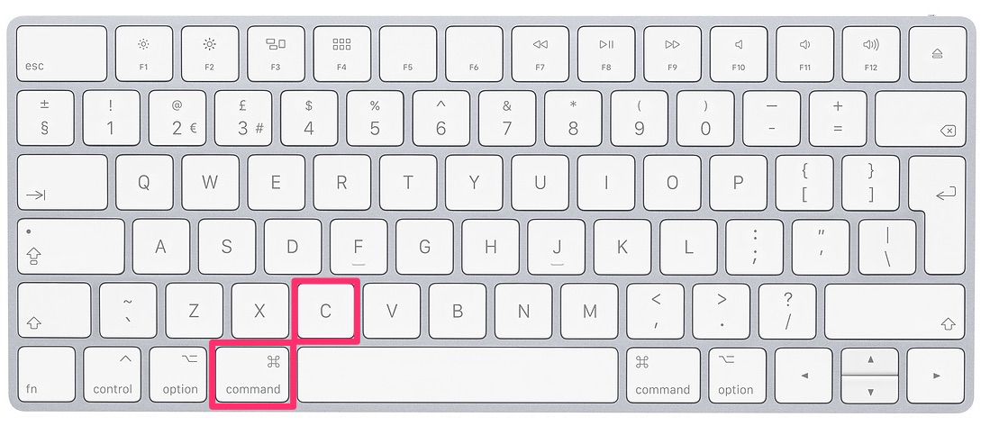 what control key for screen shot mac